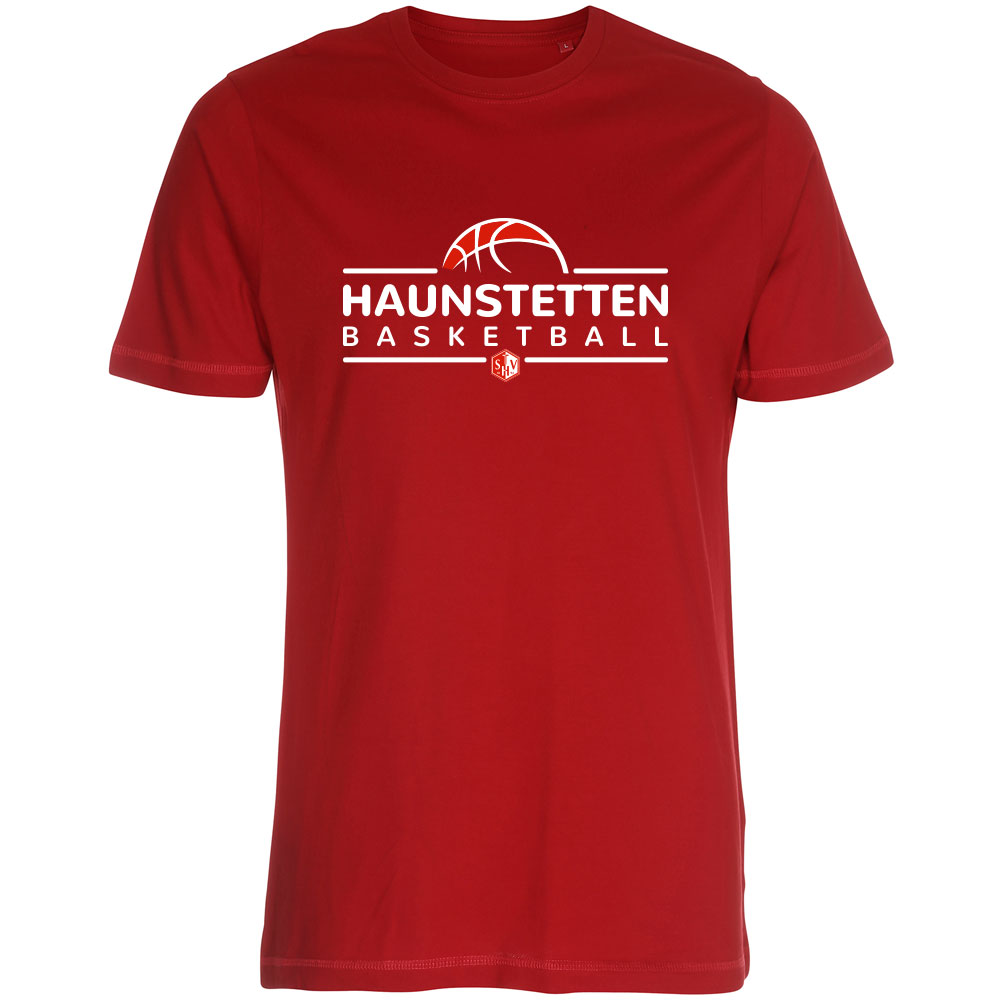 Haunstetten City Basketball T-Shirt rot