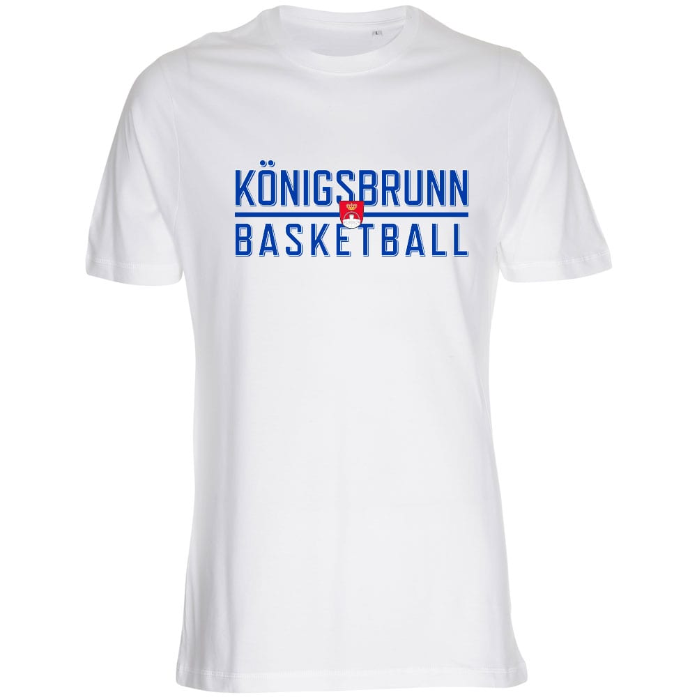 Königsbrunn Basketball T-Shirt weiß