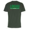 Lindau Basketball T-Shirt flaschengrün Back