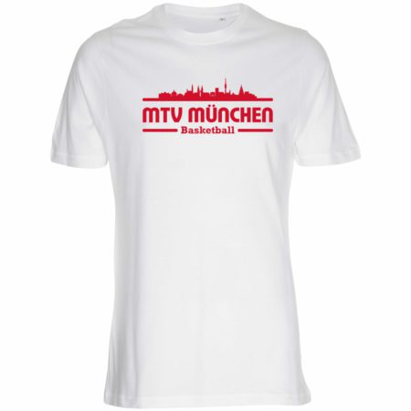 MTV MÜNCHEN City Basketball T-Shirt Unisex weiß
