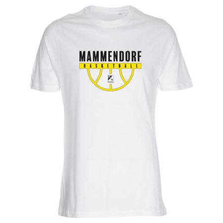 MAMMENDORF BASKETBALL Round T-Shirt weiß
