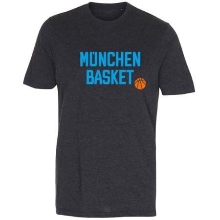 München Basket T-Shirt anthrazit