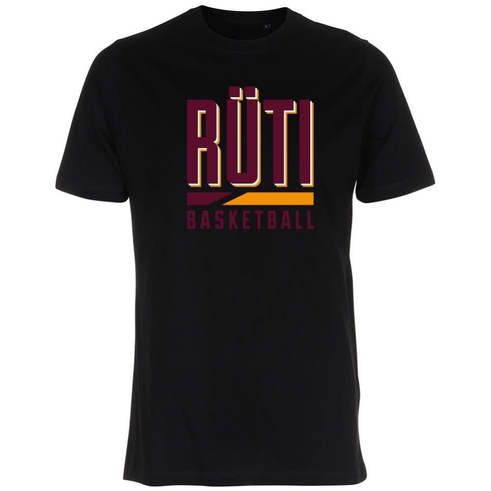 Rüti Basketball T-Shirt schwarz