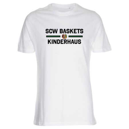 SCW Baskets Kinderhaus Münster City T-Shirt weiß
