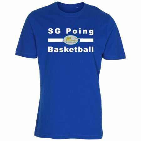 SG Poing Basketball T-Shirt royalblau