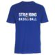 Straubing Basketball T-Shirt royalblau