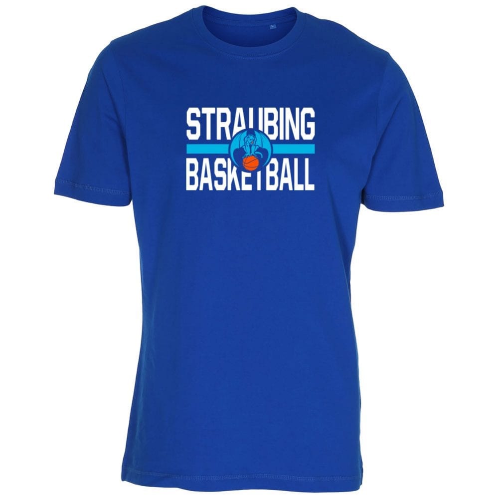 Straubing Basketball T-Shirt royalblau