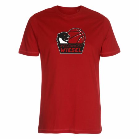 Weddinger Wiesel Basketball T-Shirt rot