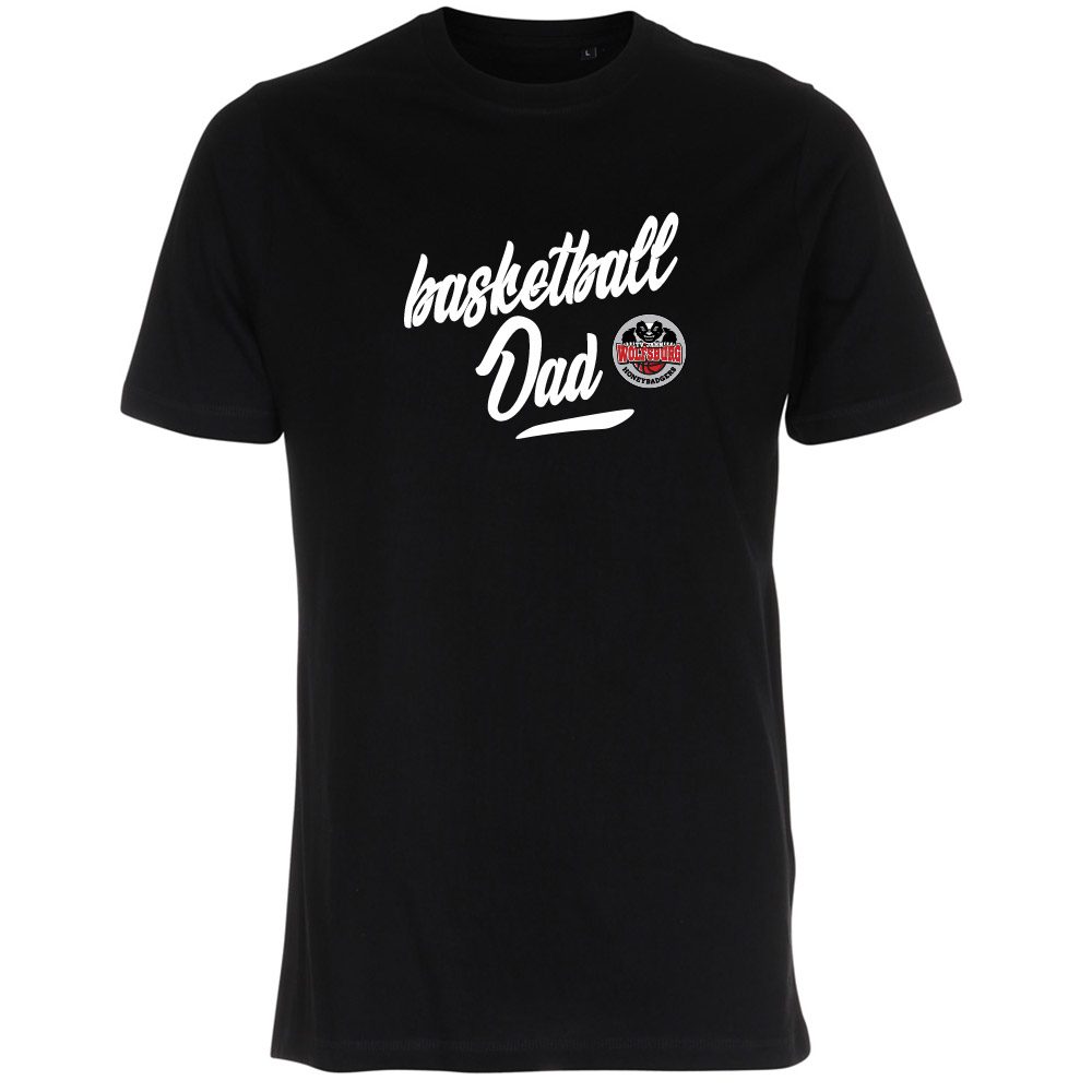 basketballdad Honeybadgers T-Shirt schwarz