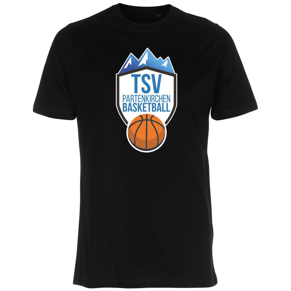 TSV Partenkirchen Basketball T-Shirt schwarz
