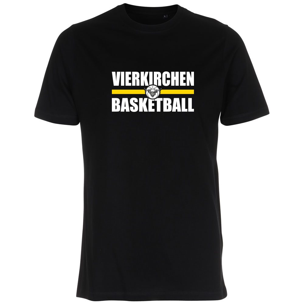 Vierkirchen Basketball T-Shirt schwarz
