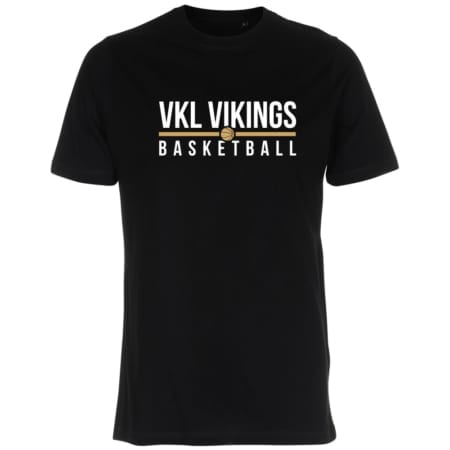 Vikings City Basketball T-Shirt schwarz