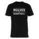 WOLVES BASKETBALL T-Shirt schwarz