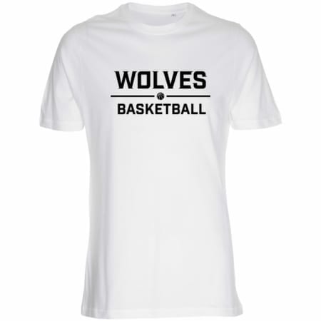 WOLVES BASKETBALL T-Shirt weiß
