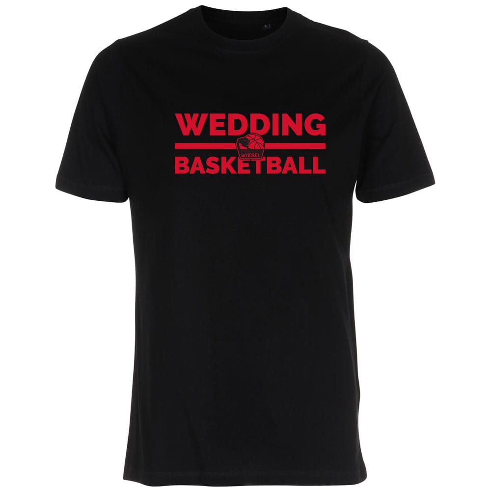 Wedding Basketball T-Shirt schwarz