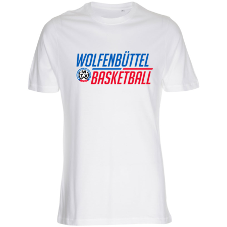 Wolfenbüttel Basketball T-Shirt weiß