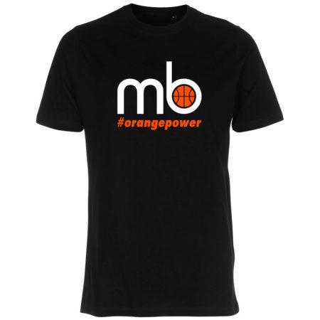 #orangepower T-Shirt schwarz