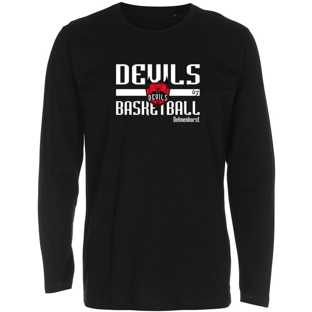 Devils Basketball Delmenhorst Longsleeve Fashion schwarz