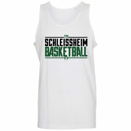 Schleissheim City Basketball Tanktop Unisex weiß