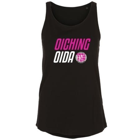 OICHING OIDA PinkEdition Lady Loose Top schwarz
