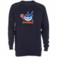 Hittfeld Sharks Crewneck Sweater blau meliert