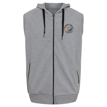 Itzehoe Eagles Sleeveless Sport Zip Hoody grau