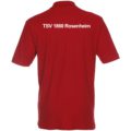 1860 Rosenheim Polo Shirt rot Rücken