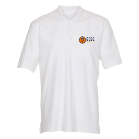 BCBE Bueri Basket Polo Shirt weiß front
