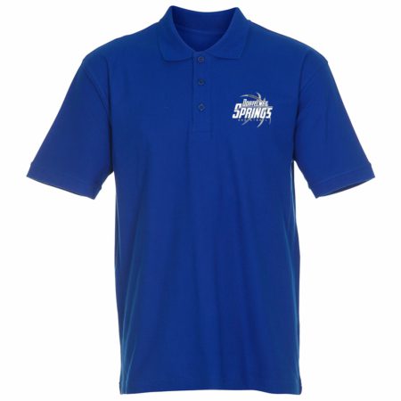 Dortelweil Springs Polo Shirt royalblau