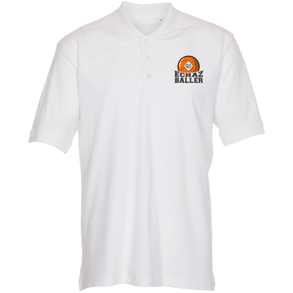 Echazballer Polo Shirt weiß
