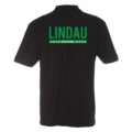 Lindau Basketball Polo Shirt schwarz Back