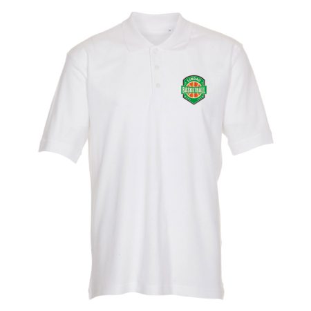 Lindau Basketball Polo Shirt weiß Front