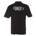 TSG Bruchsal Wolves Coach Polo Shirt schwarz Back