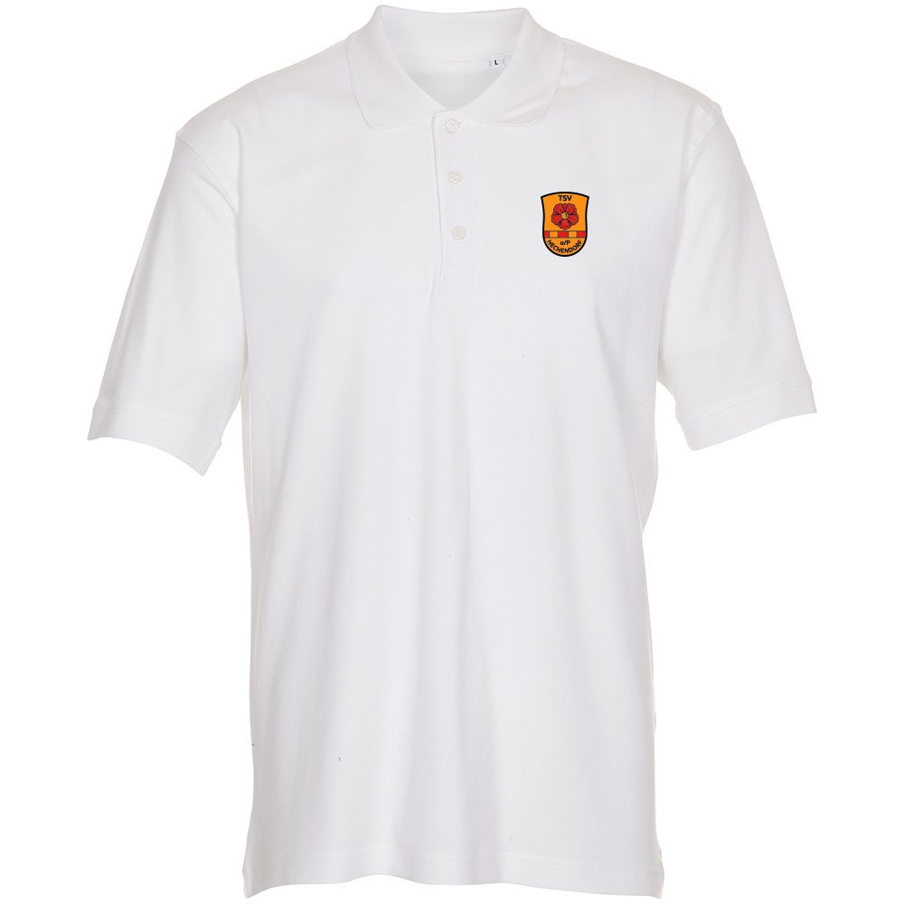 TSV Hechendorf Wappen Polo Shirt weiß