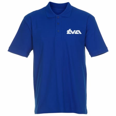 TVA Polo Shirt royalblau