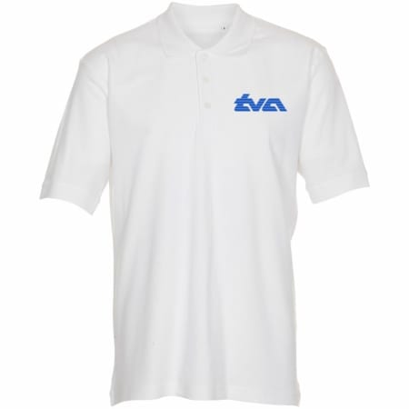 TVA Polo Shirt weiß
