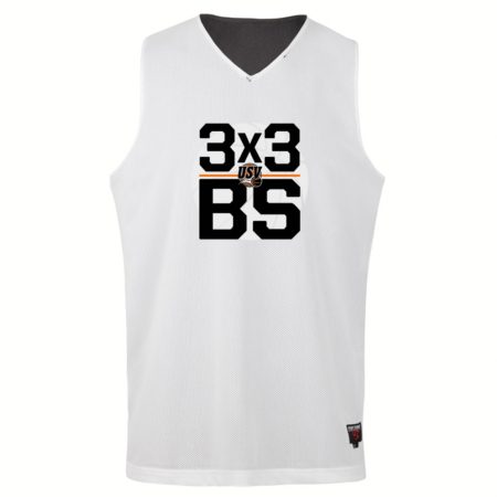 3X3 BS Reversible Jersey BASIC schwarz / weiß