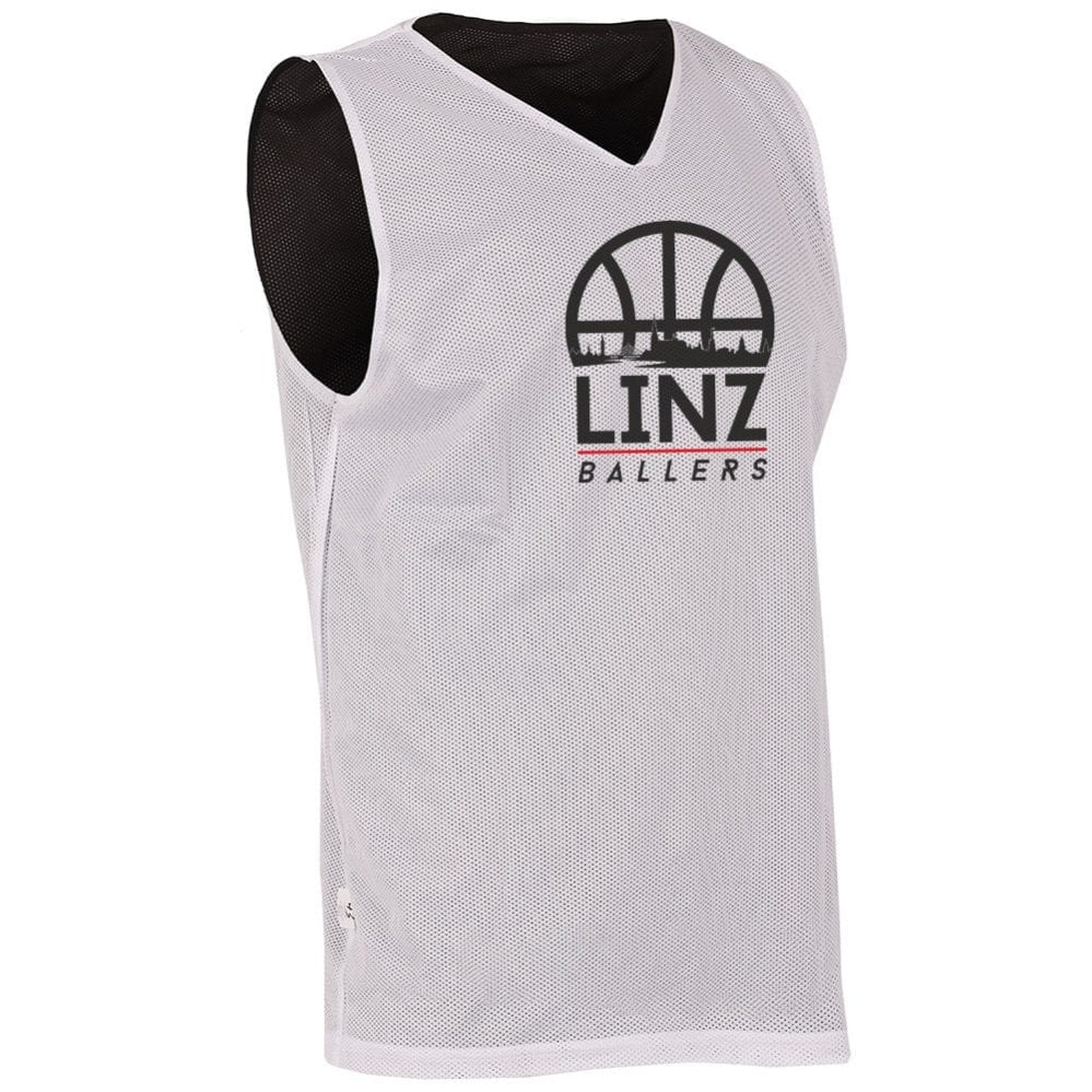 Linz Ballers Reversible Jersey BASIC schwarz/weiß