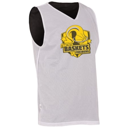Mamo Baskets Reversible Jersey BASIC schwarz / weiß