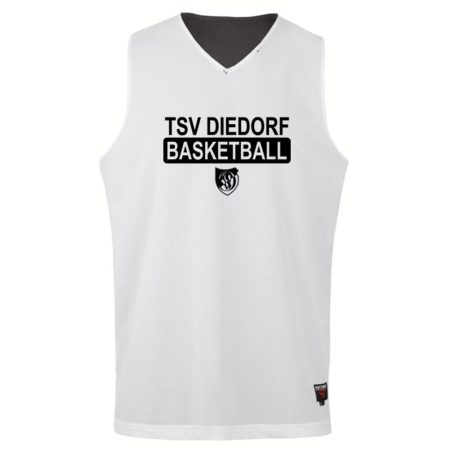 TSV Diedorf Basketball Reversible Jersey BASIC schwarz/weiß