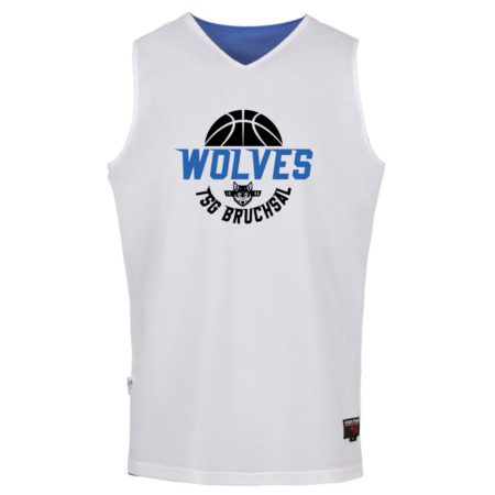 Wolves Bruchsal City Basketball Reversible Jersey BASIC royalblau / weiß
