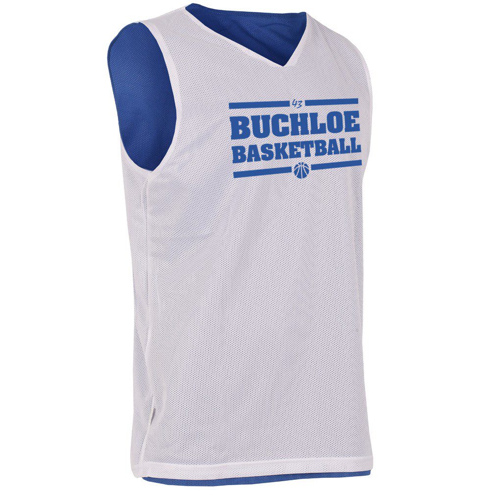 Buchloe Basketball Reversible Jersey BASIC royalblau/weiß