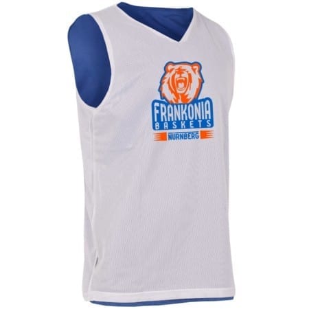 Eisbären Frankonia Basketball Reversible Jersey BASIC blau / weiß