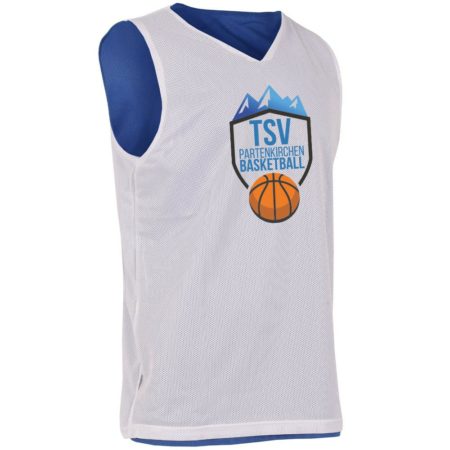 TSV Partenkirchen Basketball Reversible Jersey BASIC blau / weiß