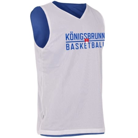 Königsbrunn Basketball Reversible Jersey BASIC weiß / blau
