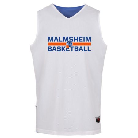 MALMSHEIM BASKETBALL Reversible Jersey BASIC blau / weiß