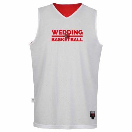 Wedding City Basketball Reversible Jersey BASIC rot/weiß
