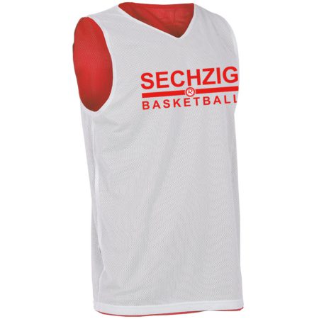 Sechzig Basketball Reversible Jersey BASIC weiß/rot
