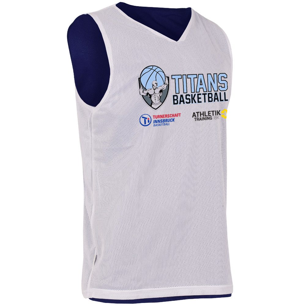 TitansBasketball Reversible Jersey BASIC navy / weiß