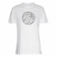 Abstract Basketball T-Shirt weiß
